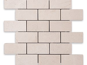 Crema Marfil Marble Brick 2 X 4 Tumbled